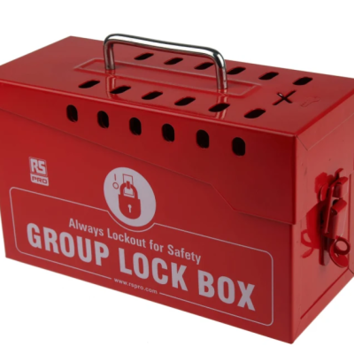 RS PRO 12 Padlock Lockout Station, 260 x 110 x 155 mm