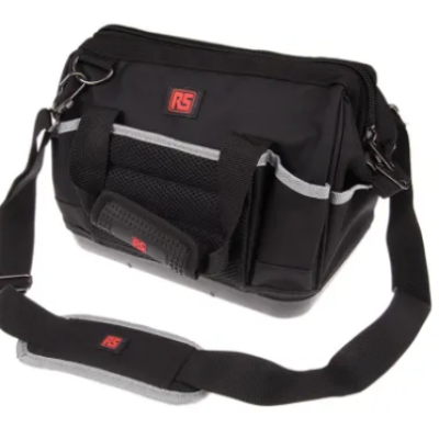 RS PRO Polyester Tool Bag with Shoulder Strap 310mm x 200mm x 210mm 788-7205