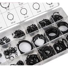 300PCS Circlips for Holes   /   Circlips for Shafts   /   E Ring Combination  Set Clamp Spring Split Washer C-type E-type Circlip