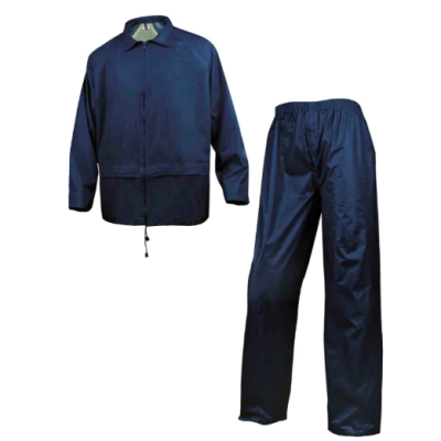 *DELTA PLUS EN400 WATERPROOF RAIN JACKET (NAVY)