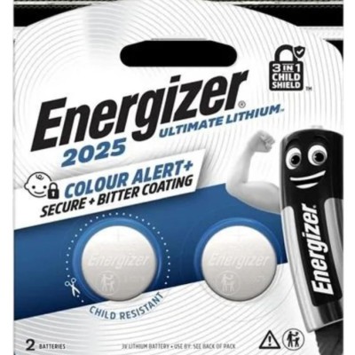 ENERGIZER Ultimate Lithium Coin Battery 2pc CR2025