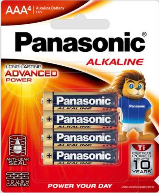 Battery : Panasonic Battery - AAA - 4 pcs      /      packet