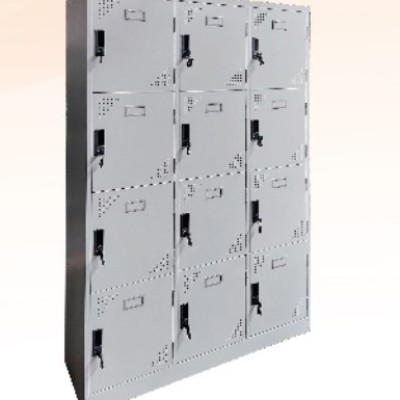 *GY364 12-COMPARTMENT STEEL LOCKER