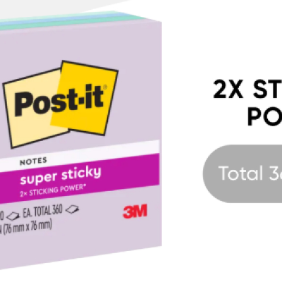 *3M Post-it Super Sticky Notes Blue Hour Coll. 3x3 [90s x 4 Pads] - SINGLE PACK