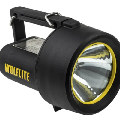 Wolf Safety ATEX, IECEx LED Hand Lamp Black - Rechargeable 210 lm (H251ALED)