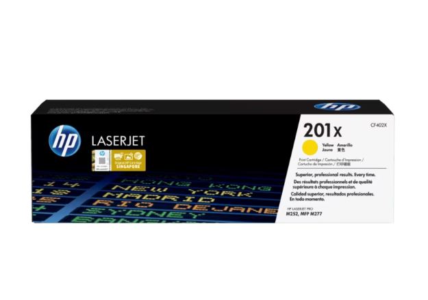 HP Rig : M277n BK HP201A CMY Yellow Toner Cartridge