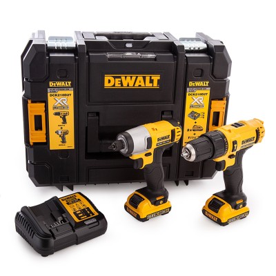 *DeWALT DCK218D2T 10.8V Cordless Cordless Power Tool Kit