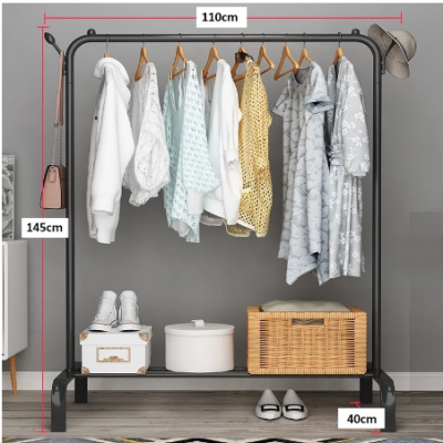 *ASOTV Double Pole Clothes Rack