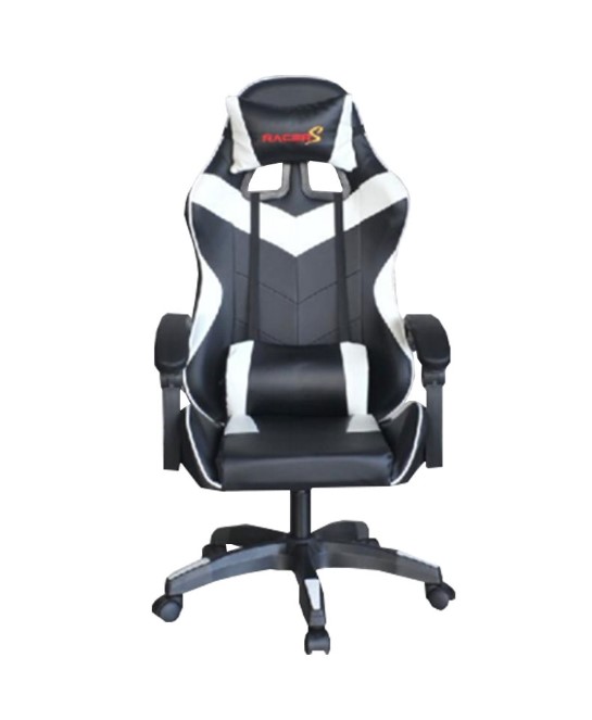 Gaming Chair (WHITE,  BLUE)