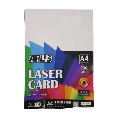 Aplus Art Card A4 White 230gsm 100sheets