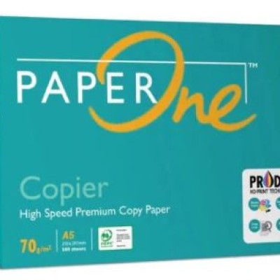 "PAPER A5 70GSM 500S  BRAND: PAPERONE"