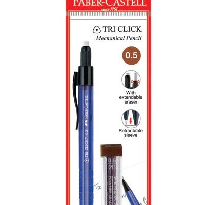Faber-Castell Tri Click Mechanical Pencil + Lead Set