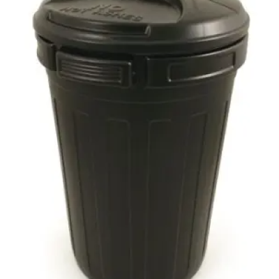 BIN, RUBBISH BIN PVC TYPE WITH HOOD - 22GAL (80LTR)
