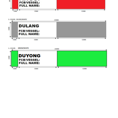 *Luggage Tag Sticker [100s]