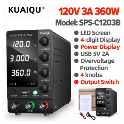 KUAIQU Laboratory DC Power Supply [SPS C1203 120V]