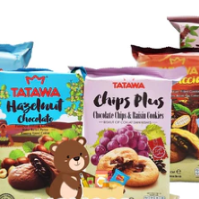 Tatawa biscuit 12g (6 Flavor Variants)
