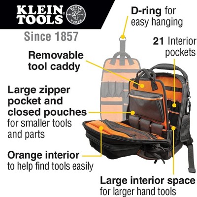 *Klein Tools tradesman pro tool master backpack