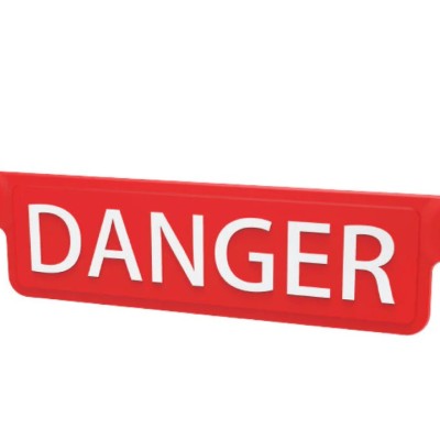 Dropsafe Signage "Danger", 5 pcs   pack