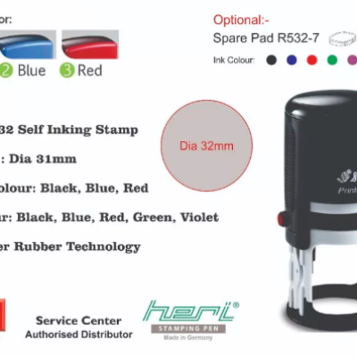 Shiny Self Inking Stamp R532