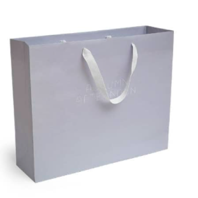 *Abstract Colourful Ribbon Paper Bag with Handle