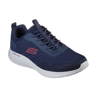 *SKECHERS BOUNDER MEN'S SHOES NAVY [232377-NVY]