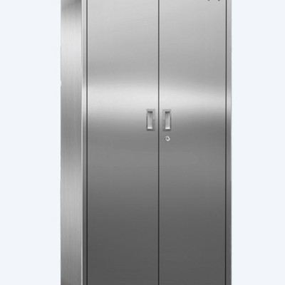 304 stainless steel cabinet locker file cabinet double door with door