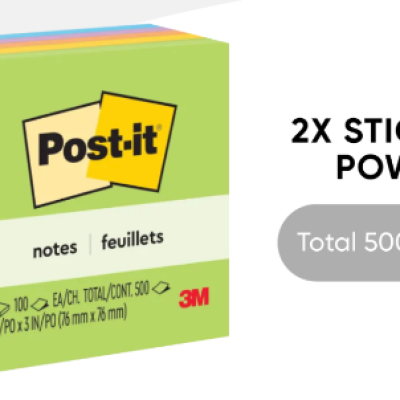 *3M Post-it Super Sticky Notes Jaipur Collection 3x3 [100s x 5 Pads]  - SINGLE PACK