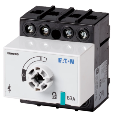 Eaton 4 Pole Surface Mount Isolator Switch - 63A Maximum Current, 30kW Power Rating, IP20