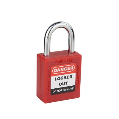 PROLOCKEY LOTO padlocks 25mm steel short shackle