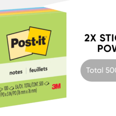 3M Post-it Super Sticky Notes Jaipur Collection 3x3 [100s x 5 Pads] SINGLE PACK