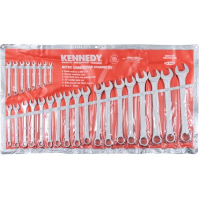 Kennedy Metric Combination Spanner Set, 26 Piece Set - KEN5822910K