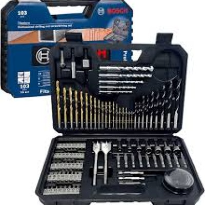 Bosch 103 Pcs Titanium Professional Drilling and Screwdriving Set