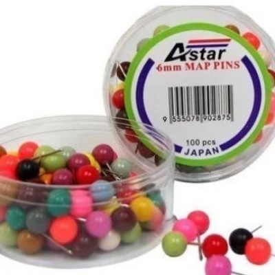 Astar 6mm Map Pins (100Pcs)