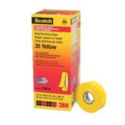 ELECTRICAL TAPE YELLOW 3 4 X 66FT ROLL