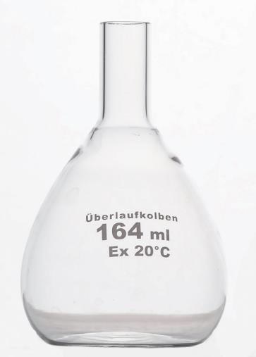 Volumetric flask overflow 164ml