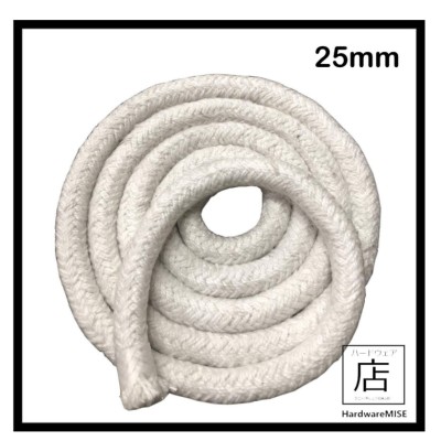 CERAMIC FIBRE ROUND ROPE 25MM