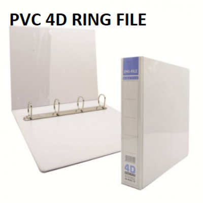 PVC 4D RING FILE 4" (65MM)