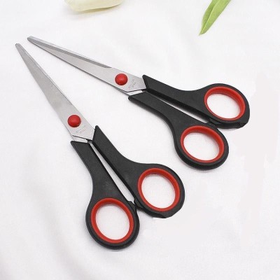 *Precision 7 Inch Red and Black Scissors (5 pcs)