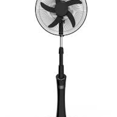 *Crilight Screenkeeper Solar Stand Fan - Black (16")