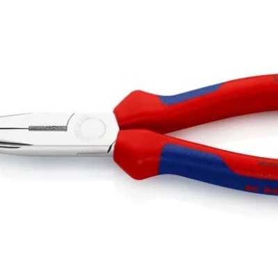 Knipex Long Nose Pliers, 200 mm Overall, Straight Tip, 73mm Jawc