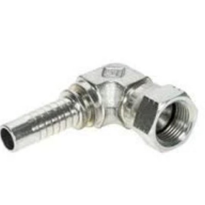 1.1 16-12 JIC Swivel Female 90 Degree Compact Elbow x 3 4 HoseTail - Hydraulic Fitting