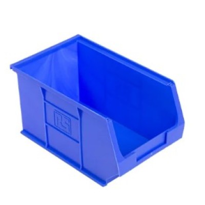 RS PRO PP Storage Bin, 240mm x 150mm x 130mm, Blue