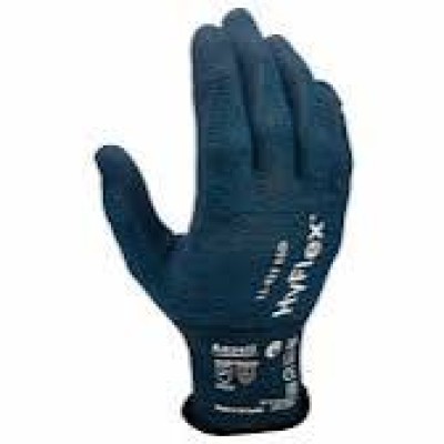Ansell HyFlex 11-819 Blue Nylon Work Gloves size 8,9,10