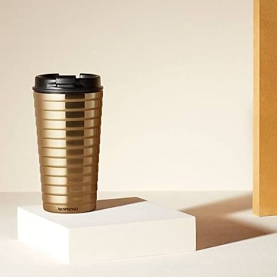 * NESPRESSO TOUCH TRAVEL MUG - LIMITED EDITION GOLDEN (345ML)