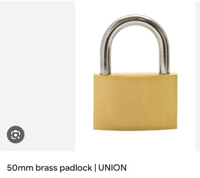 HG375-L 50MM SHACKLE BRASS PADLOCK (DELIVERY TO LABUAN AREA ONLY)