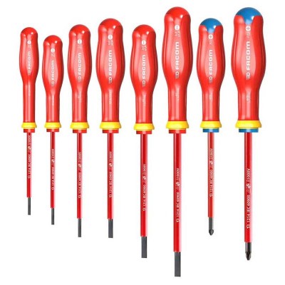 FACOM ATD.J8VE Insulated Screwdrivers Set