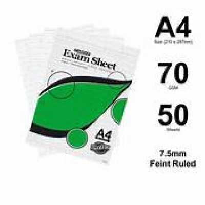 Campap Exam Sheet CA3732 A4 70GSM 50 Sheets