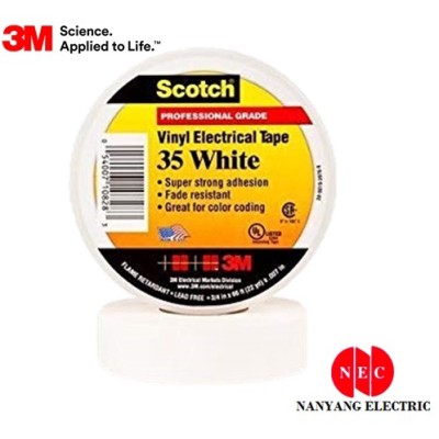 Share:   Favorite (9) Product Information Section 3M 35 Scotch Vinyl Electrical Tape (3 4" X 66') (19MM X 20.1Meter)