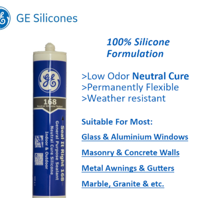 *GE Silicones Seal It Right 168
