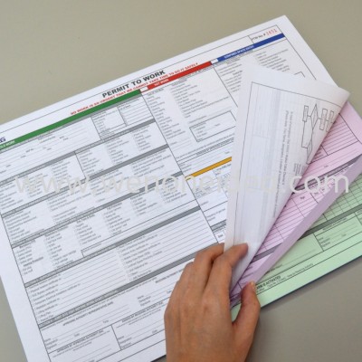 *A3 NCR Permit To Work Booklet [10s]
